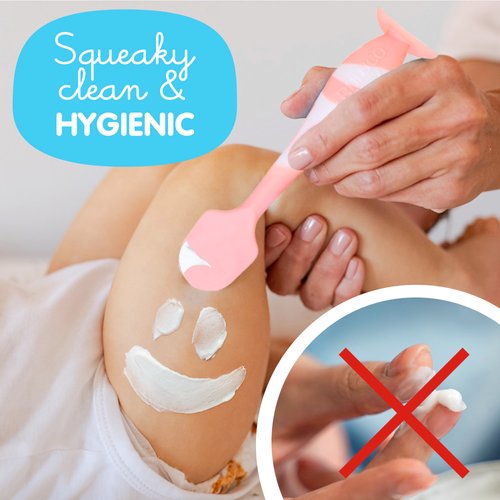 Bumco Diaper Cream Spatula - BPA-Free Diaper Bag Essentials, Soft Butt Spatula Baby, Mom-Invented Butt Paste Spatula, Bumco Diaper Cream Spatula, Flexible Diaper Cream Applicator, Bumco Baby Bum Brush