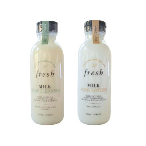 Fresh Milk Nourishing Bodycare Duo Holiday Gift Set:: Milk Body Cleanser and Milk Body Lotion