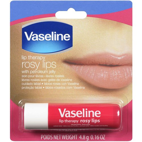 Vaseline Lip Therapy Stick with Petroleum Jelly (Rosy, 0.16 Ounce (Pack of 2))