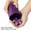 Brybelly Farkle with Friends - 2-6 Player Dice Game for Family Game Night - Includes 6 Dice Cups, 36 Dice, Scorecards, and Instructions