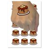 Pancakes Stack Syrup Butter Temporary Tattoo Water Resistant Fake Body Art Set Collection - 15 2" Tattoos (1 Sheet)