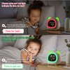 OK to Wake Clock for Kids, Kids Alarm Clock with Sleep Training Night Light Dual Alarm Auto Off Timer Stay in Bed for Kids and Toddlers, Kids Clock with Cat Ear Light