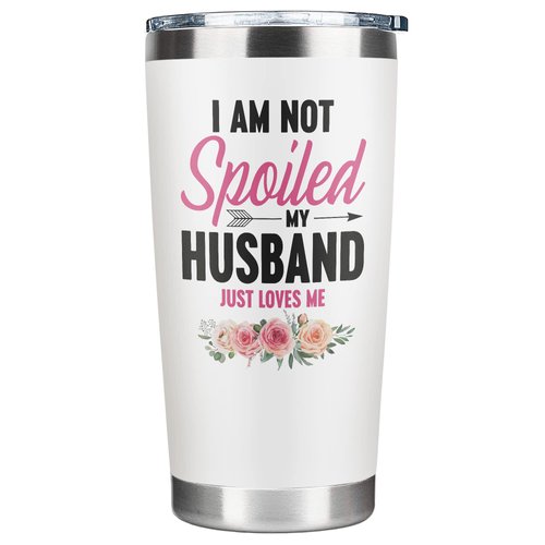 Mothers Day Gifts for Wife - Gifts for Wife from Husband - Wife Gifts - Wedding Anniversary, Wife Birthday Gift Ideas - Romantic Gifts for Her, Presents I Love You Gifts for Her - 20 Oz Tumbler