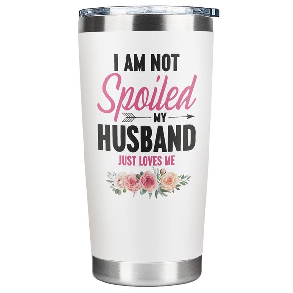 Mothers Day Gifts for Wife - Gifts for Wife from Husband - Wife Gifts - Wedding Anniversary, Wife Birthday Gift Ideas - Romantic Gifts for Her, Presents I Love You Gifts for Her - 20 Oz Tumbler