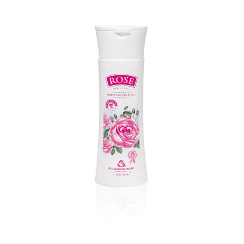 Bulgarian Rose Moisturizing Tonic with Natural Rose Oil, Rose Water Hydrating Toner, Facial Skin Moisturizer Hydrating Natural Cleanser