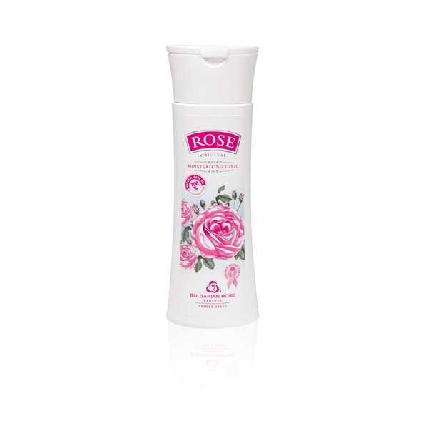Bulgarian Rose Moisturizing Tonic with Natural Rose Oil, Rose Water Hydrating Toner, Facial Skin Moisturizer Hydrating Natural Cleanser