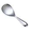 Cabilock Rice Paddle Spoon Non- Stick Food Serving Spoon Stainless Steel Rice Spoon Scoop Kitchen Utensils for Home Restaurant Hotel Silver