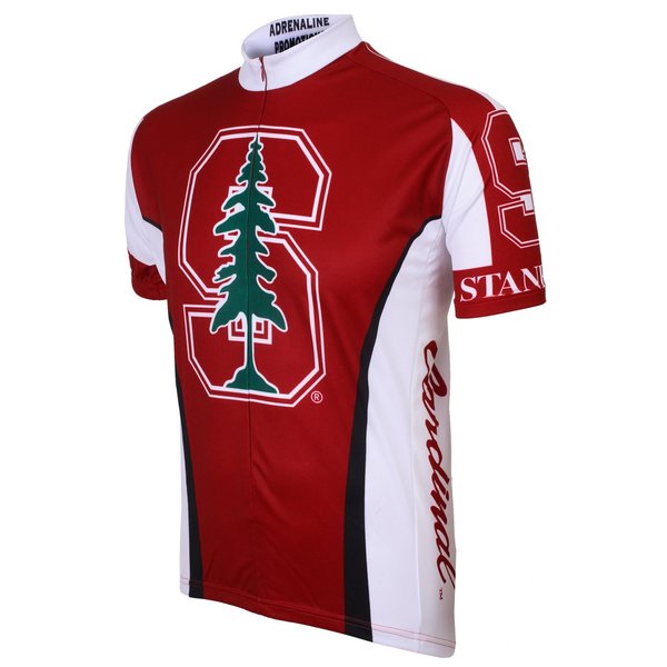 Adrenaline Promotions Stanford Cycling Jersey,Medium, Red