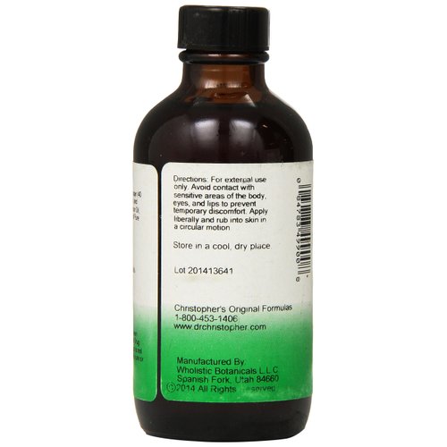 Dr Christopher's Formula Cayenne Heat Massage Oil, 4 Fluid Ounce