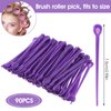 Molain 180 Pcs Brush Roller Pick Plastic Hair Roller Pins Brush Hair Rollers Pins Hair Curler Roller Pin for Hair Curling Styling Accessories Hair Roller Locking Tools