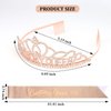 CIEHER Birthday Crown and Sash Set, Birthday Queen Crown for Women Girls Birthday Sash Birthday Tiara Rose Gold Birthday Decorations Birthday Gifts