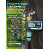 RAINPOINT Sprinkler Timer with Brass Swivel, Water Timer for Garden Hose, Programmable Hose Timer with Rain Delay/Manual Watering, Digital Irrigation Timer System for Lawns, 1 Outlet