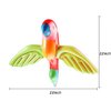 Inflatable Flying Parrot Tropical Beach /Swimming Pool Party Decor Summer Colorful Birthday/Wedding Party Supplies 4pcs