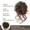 Faringoto Messy Bun Hair Piece,Tousled Updo,Scrunchie Hair Extensions for Women
