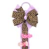 Allydrew Hair Bows and Hair Clips Organizer, Purple Leopard