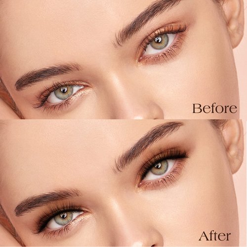 False Eyelashes Natural Look Eye Lashes Short Wispy False Eyelashes 10mm 3D Fluffy Fake Lashes Pack 10 Pairs Strip Volume by Geeneiya - Brown Mixed Black