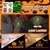 EMOME 204 Piece Candy-Themed Halloween Tattoos, Halloween Treats Candy Bulk for kids, Tattoo Stickers Design for Halloween Party Favors Decorations Goodie Bags