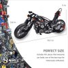 Nifeliz Knuckle Chopper Motorcycle Building Kit (451 Pieces)