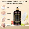 Pjordo Anti Cellulite Massage Oil with Massager, Collagen and Stem Cell Skin Tightening Oil Natural Cellulite Remover for Legs & Butt, Skin Therapy Oil for Cellulite & Stretch Mark (8 Fl Oz)