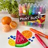 ArtSkills Solid Tempera Paint Sticks for Kids,16 Washable Paint Sticks for Kids Crafts, Twistable Paint Crayons