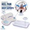 Plantar Fasciitis Foot Pain Relief 14-Piece Kit – Premium Planter Fasciitis Support, Gel Heel Spur & Therapy Wraps, Compression Socks, Foot Sleeves, Arch Supports, Heel Cushion Inserts & Heel Grips