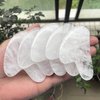 Fekuar Natural Rock Quartz Gua Sha Massage Tool for Body Skin Facial, Crystal Scraping Board for SPA Acupuncture Therapy Trigger Point Treatment