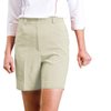 Monterey Club Women's Classic Stretch Golf Shorts Plus #834W (Stone, Size:20W)