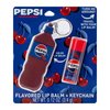 Wild Cherry Soda Flavored Lip Balm & Keychain 0.12 oz (Pack of 1)