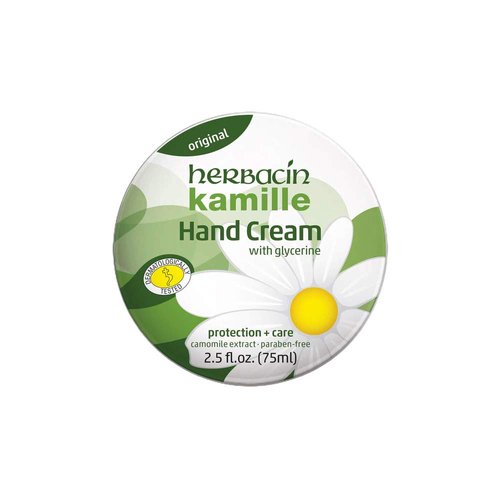 Herbacin Kamille Hand Cream Tin, 2.5 Ounce