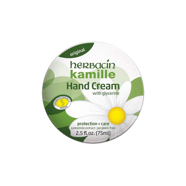 Herbacin Kamille Hand Cream Tin, 2.5 Ounce