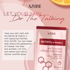AZURE Retinol & Vitamin C Anti Aging Under Eye Pads - Hydrating & Refreshing Eye Mask Patches - Reduces Fine Lines, Wrinkles, Dark Circles & Puffiness - Skin Care Made in Korea - 5 Pairs