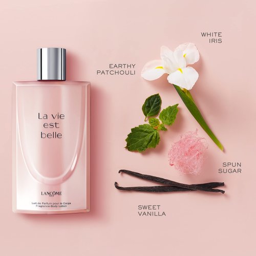 Lancôme​ La Vie Est Belle Scented Body Lotion - Smoothes, Illuminates & Hydrates Skin - With Iris, Patchouli, Vanilla & Spun Sugar - 6.7 Fl Oz