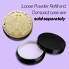 ANNA SUI Loose Face Powder, Mini Compact Only, Refill Sold Separately, With Puff and Lid decorated with Anna Sui's icon Butterfly Motif, 01 Gold