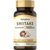 Piping Rock Shiitake Mushroom Extract | 1000 mg | 120 Capsules | Lentinus Edodes | Herbal Supplement | Non-GMO, Gluten Free
