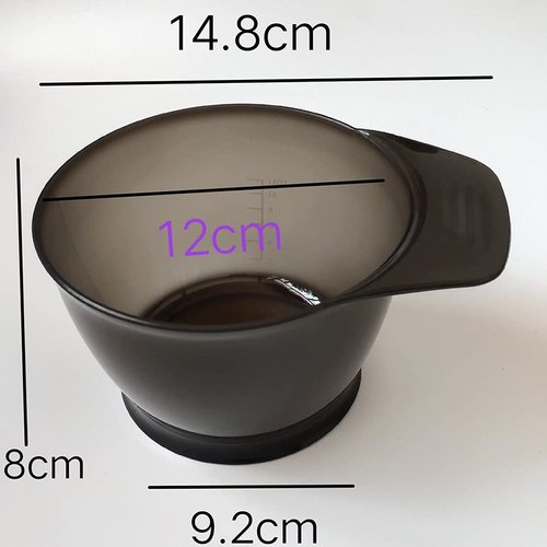 UUYYEO 4 Pcs Hair Color Bowl Plastic Color Mixing Bowls Hair Color Dyeing DIY Oil Treatments Tools Salon Hair Dye Bowl