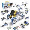 STEM Toys for 5 6 7 8+ Year Old Boy, 10 in 1 Electric Building Toys for Kids Ages 4-8 5-7 6-8, Educational Racing Construction Science Kit for Boys 4-6 4-7, Creative Games Fun Birthday