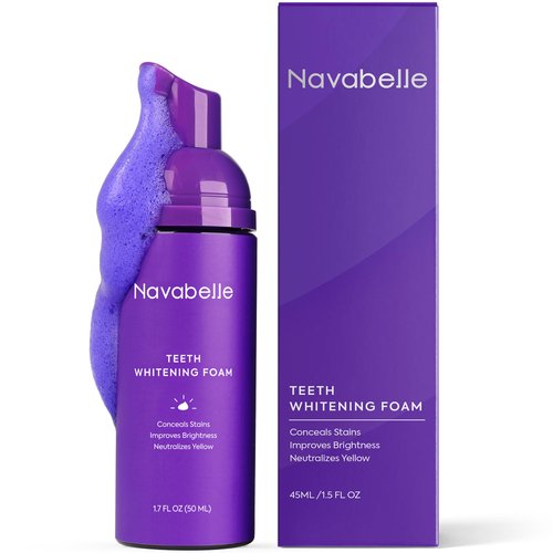 Navabelle Purple Toothpaste Foam