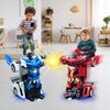 AMENON Remote Control Transform Car Robot Boys Christmas Toys with Lights RC Car 2.4Ghz 1:18 Rechargeable 360°Rotating Race Car Xmas Birthday Gifts Stocking Stuffers for Kids Boys Girls Party Favors