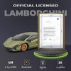 QUN XING Remote Control Car 1:24 Officially Licensed 2.4GHZ Rc Cars Lambo Sport Racing Toy Car for Kids Boys 4-7 Years Birthday Gift, Green