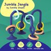 Jumble Jangle Baby Teething Toys – BPA-Free, Multi Purpose High Chair Toys for Babies: Suction Teething Relief with Sensory Toy Textures for Infants and Toddlers 0–24+ Months (Dark)