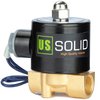 3/8" Electric Solenoid Valve 12-VDC, VITON Gasket, Air, Gas, Fuel Normally Closed