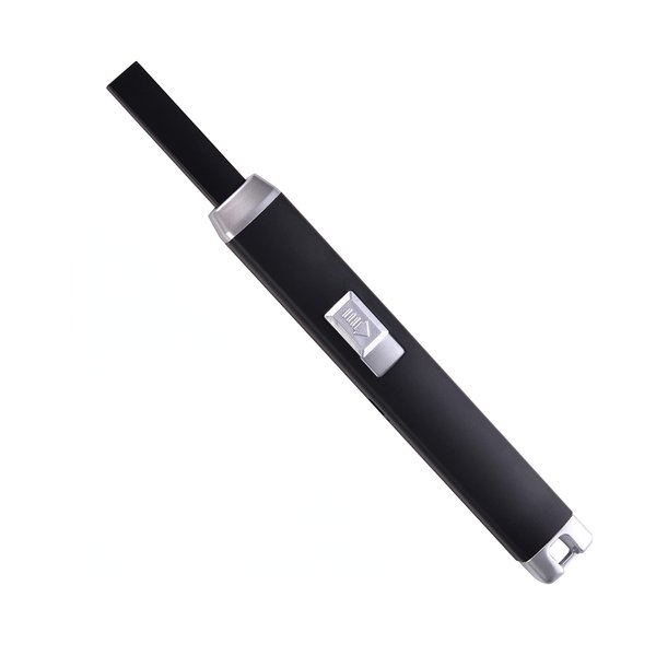 MAD MAN Electric Lighter Rechargeable USB Arc Spark Lighter, Windproof Flameless Plasma Lighter, No Butane Fluid, Perfect for Candle BBQ Camping Kitchen Stove, Black