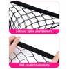 Aneco 4 Pairs Plus Size Fishnet Stockings for Women High Waist Tights Sexy Black Mesh Tights Stockings Thigh High Pantyhose