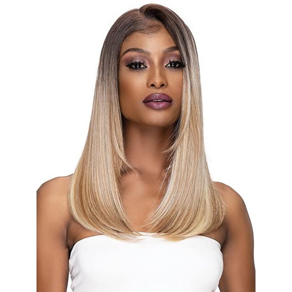 Janet Collection Melt 13x6 Frontal Part Lace Wig - POLINA (BUTLER SCOTCH)