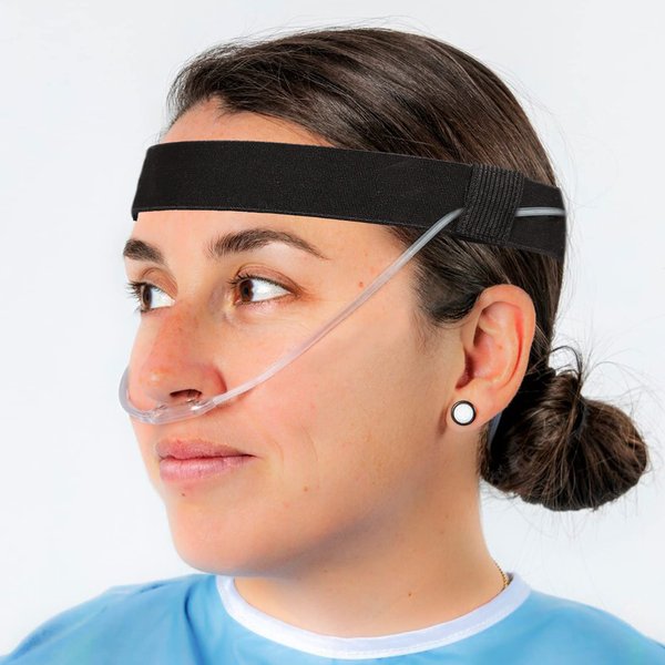 Comfortable Nasal Oxygen Cannula Ear Protector Cannula Headband for Oxygen Concentrator Accessories with Adjustable Oxygen Cannula Ear Protector for Oxygen Users to Prevent Ear Soreness