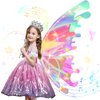 Diakud Light Up Butterfly Fairy Wings Toys for Girls 4-6, Gifts for 5 6 7 Year Old Girls Kids Age 5-7 Christmas Halloween Princess Dress Up Costume for Girls 6-8 Birthday Gift Ideas for Girl