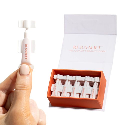 Rejuvalift 4 Min Face and Eye Lifting Serum + Advanced Tightening Formula for Reducing Eye Bags & Fine Line Wrinkles + Under Eye Cream,Anti Aging Treatment (Includes 25-0.6ml Vials)