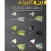 BOOYAH Buzz Buzzbait Bass Fishing Lure, Black, 1/2 oz