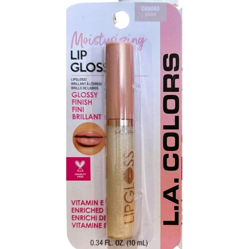 L.A. COLORS Lip Gloss Glazed Glitter, C69060