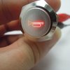 ESUPPORT 12V Car Auto Red LED Light Momentary Speaker Horn Push Button Metal Toggle Switch 19mm